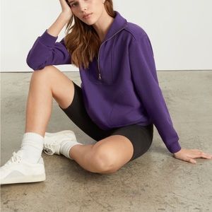 Everlane 1/2 zip sweatshirt
